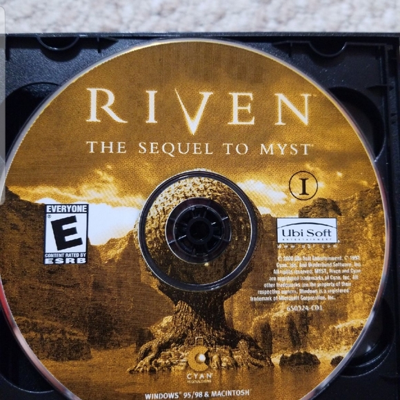 🕸Vintage Riven Sequel to Myst by Ubi Soft PC Game - Picture 4 of 8